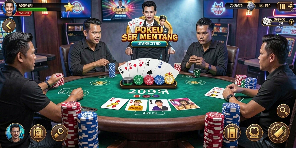 Tampilan gameplay menarik dari 789RP saat bermain Poker.