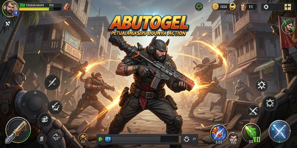 Screenshot gameplay ABUTOGEL yang penuh aksi dan tantangan.
