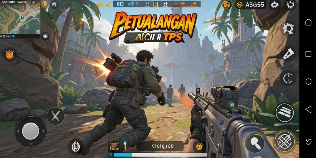 Tampilan luar biasa dari gameplay ASG55 yang penuh aksi.
