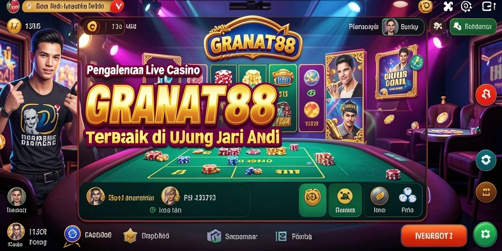 Gameplay Live Casino yang mendebarkan dengan dealer profesional.