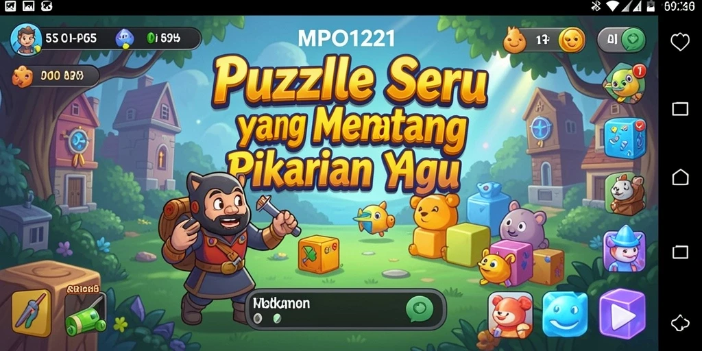 Tampilan gameplay seru MPO1221 yang menantang dan mendidik.