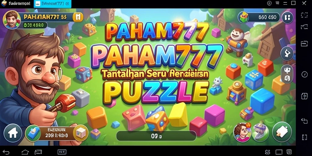 Tampilan gameplay PAHAM777 yang menantang dan seru dalam setiap puzzle.