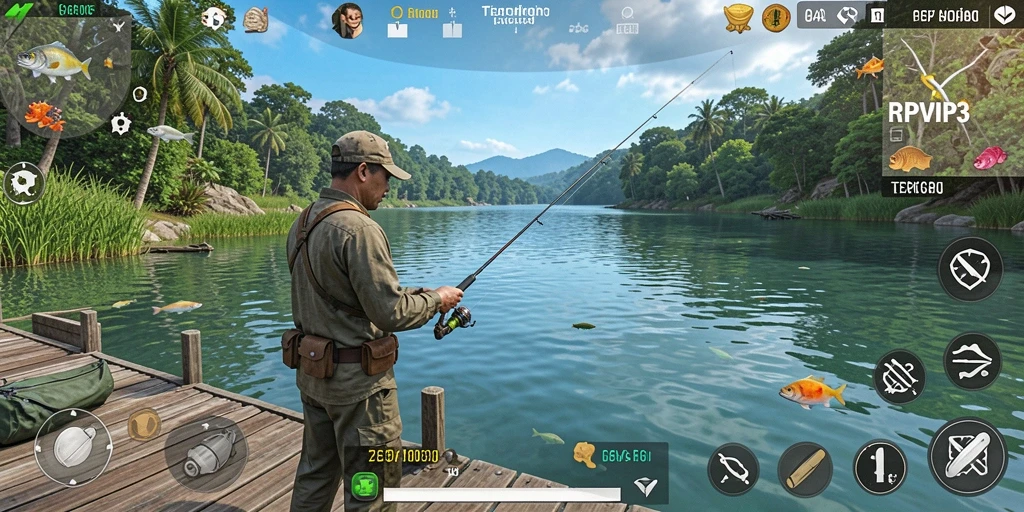 Tangkapan besar dalam gameplay RPVIP3 menanti Anda.