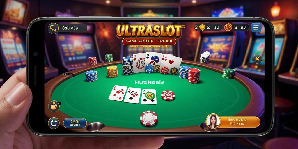 Screenshot gameplay ULTRASLOT menampilkan keseruan poker.